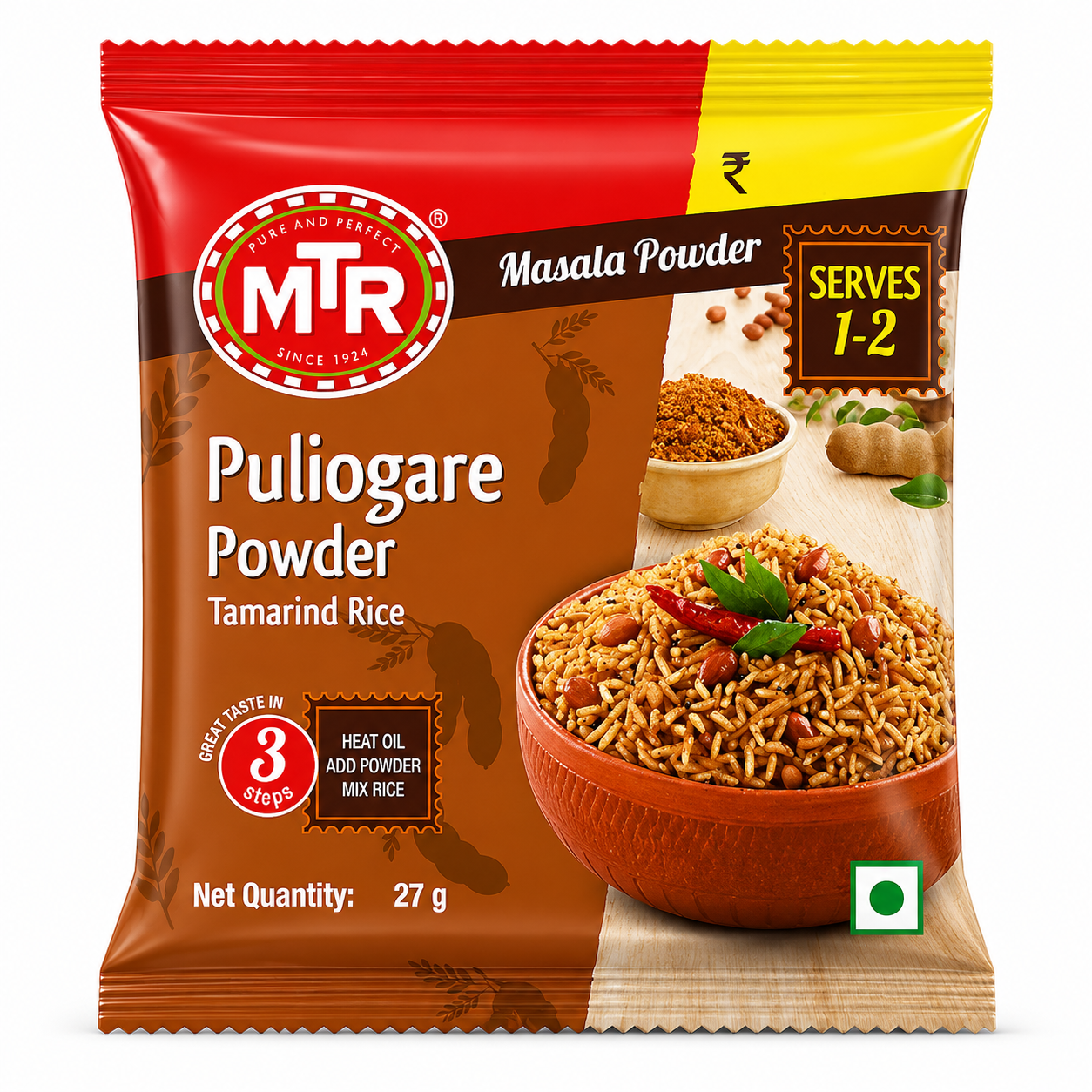 MTR Masala - Puliogare Powder, 27 g Pouch
