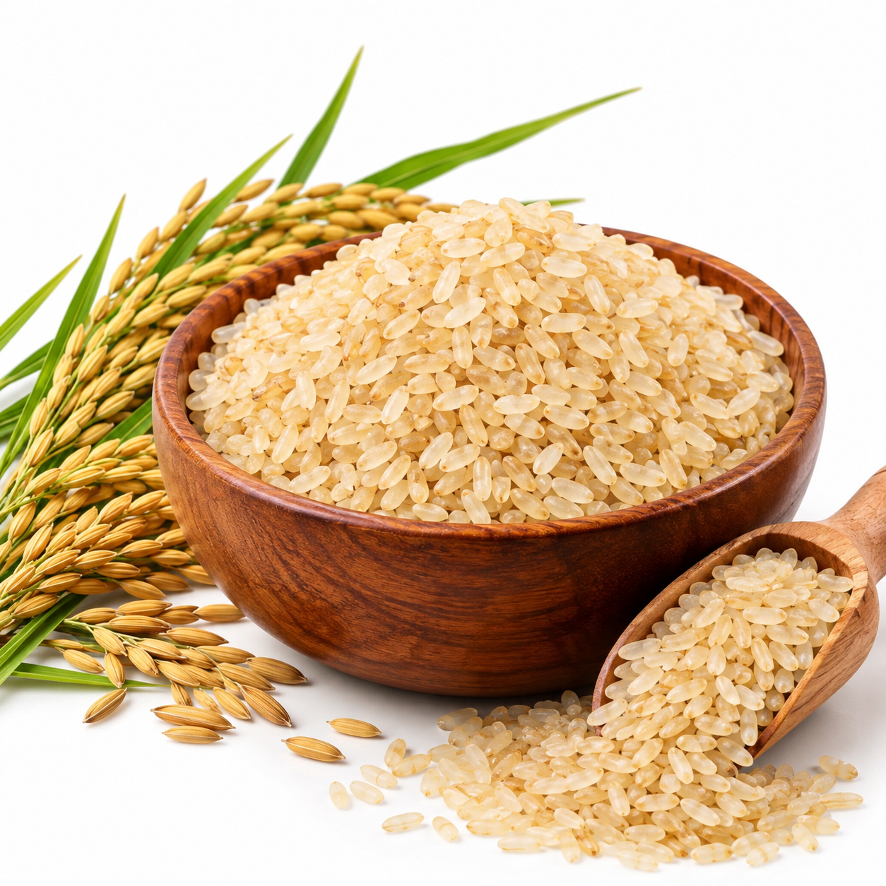 Bhagirathi white Rice Gidda Rice car brand (boiled rice)