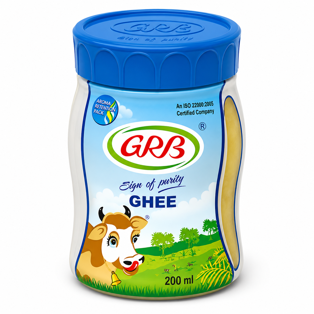 GRB Ghee Bottle, 200Ml