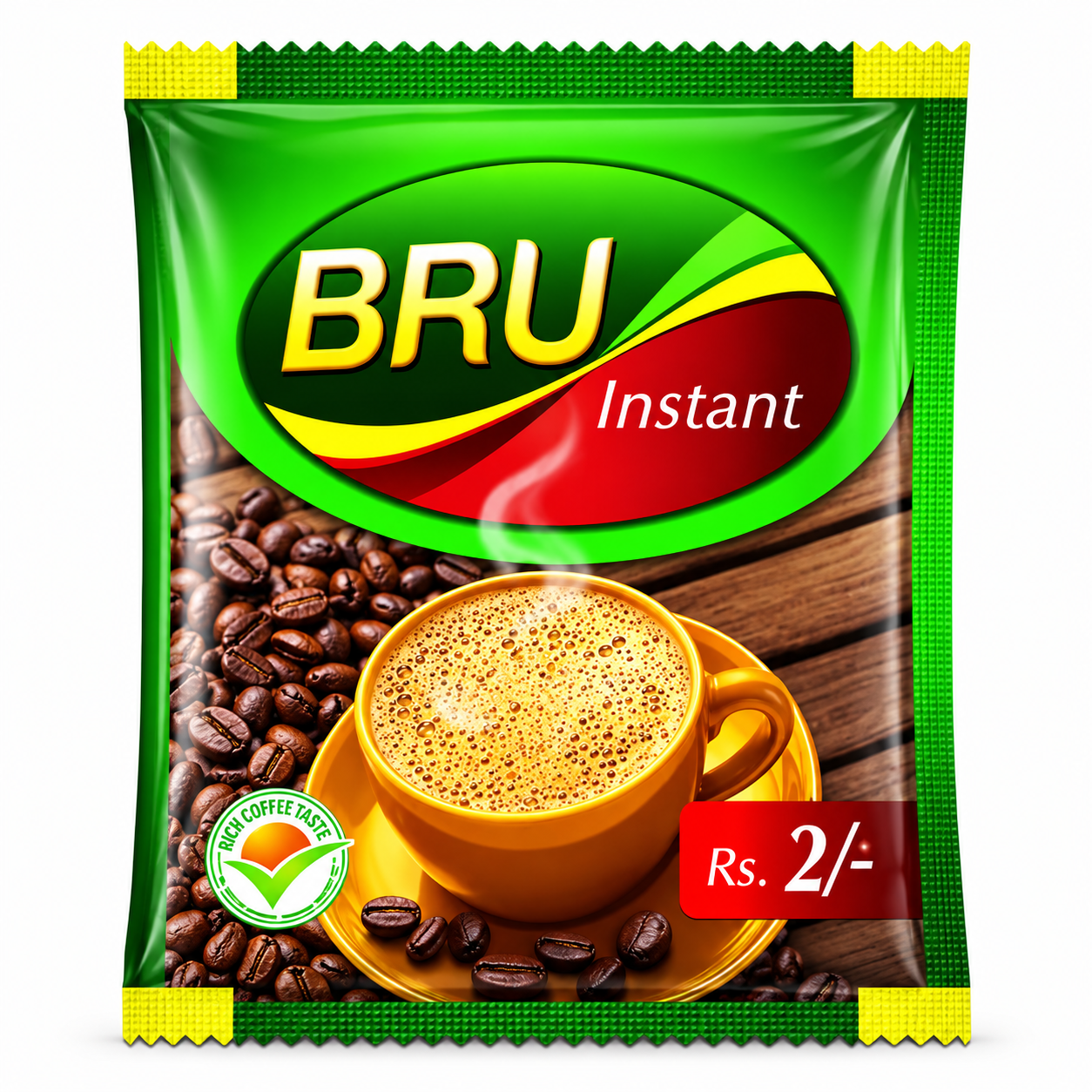 BRU Instant Coffee  2rs(Pack of 12)
