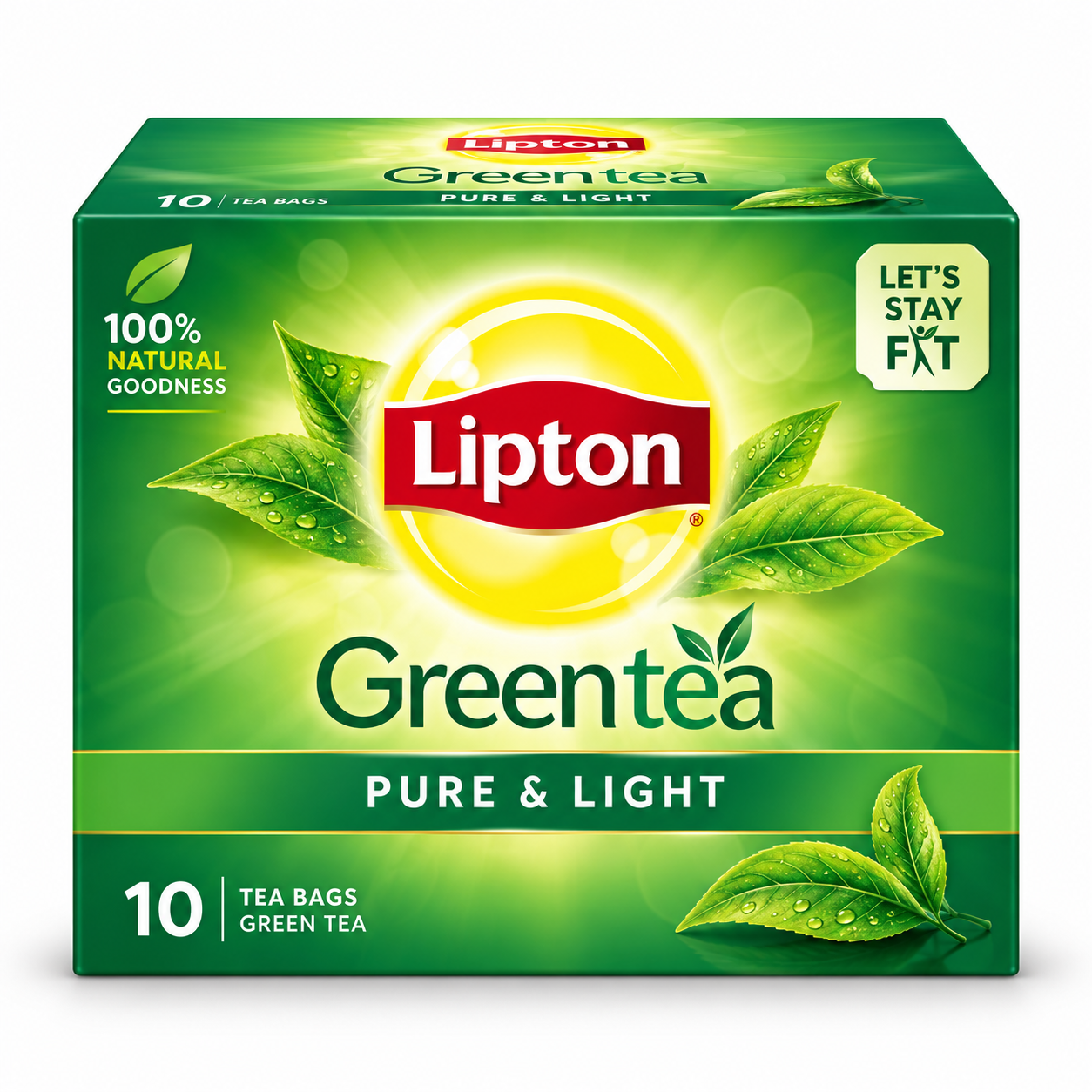 Lipton Pure & Light Green Tea Bags, 10 bags 