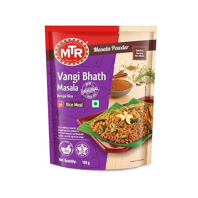 MTR Vangibath Masala, 100 g Pouch