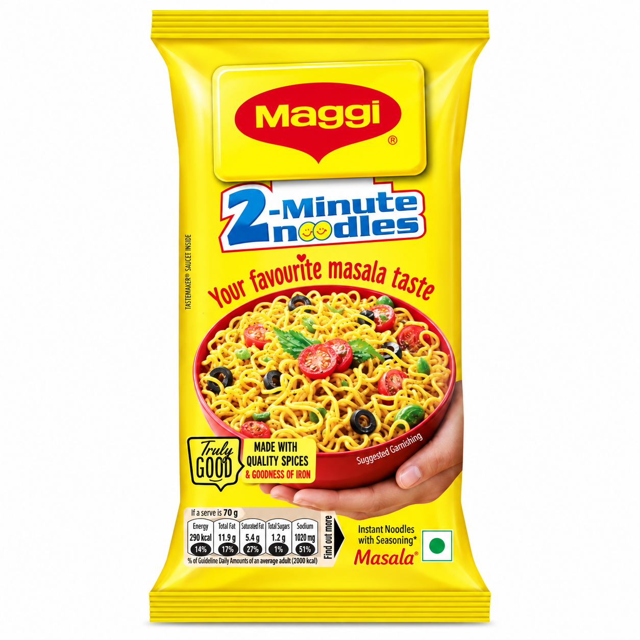 Maggi 2-Minute Instant Masala Noodles, 140 g