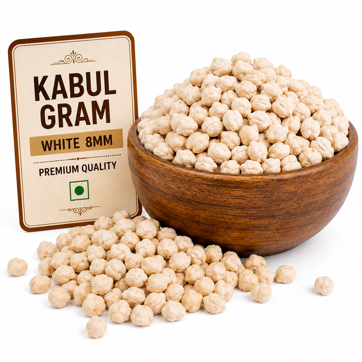Kabul Gram White 8mm