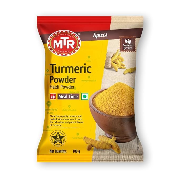 MTR Turmeric Powder/Arisina Pudi 100 g Pouch