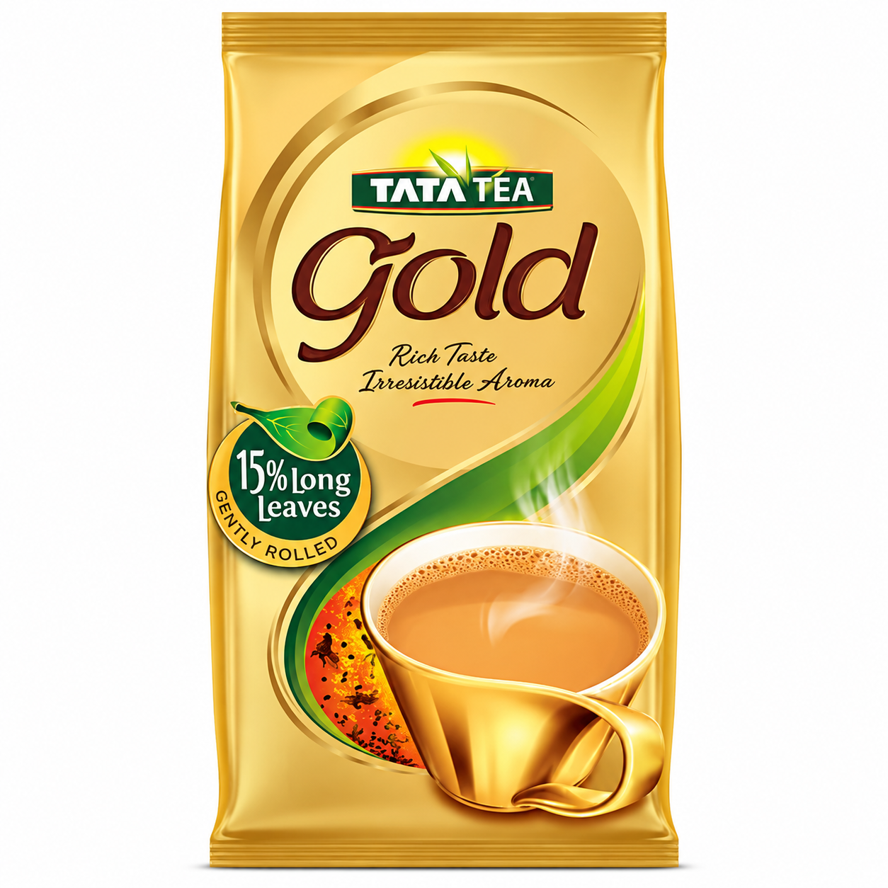 Tata Tea Gold Tea With Gently Rolled Long Leaves, 250 g